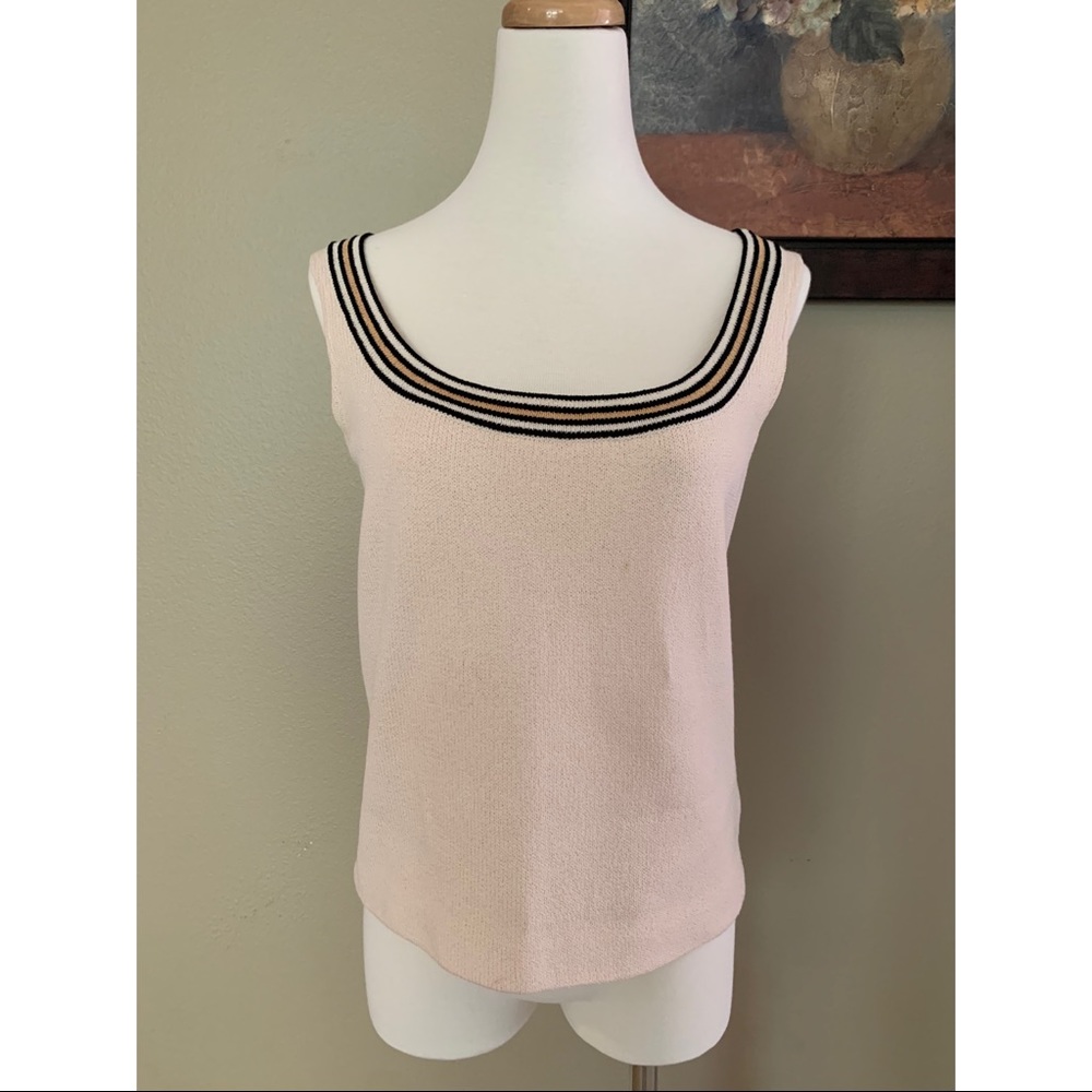 St. John Blush Sleeveless Top
